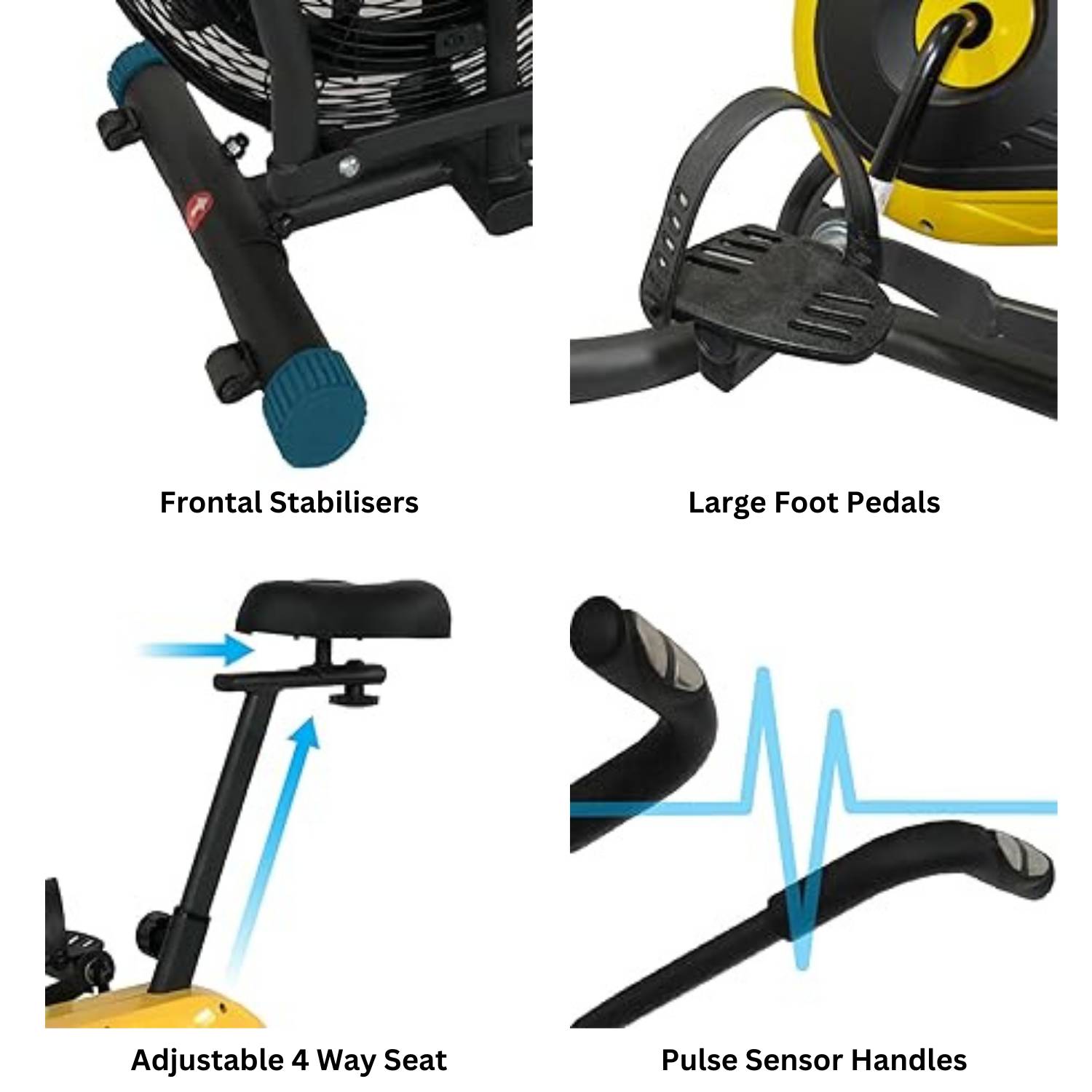 Fan Resistance Exercise Air Bike: image 15