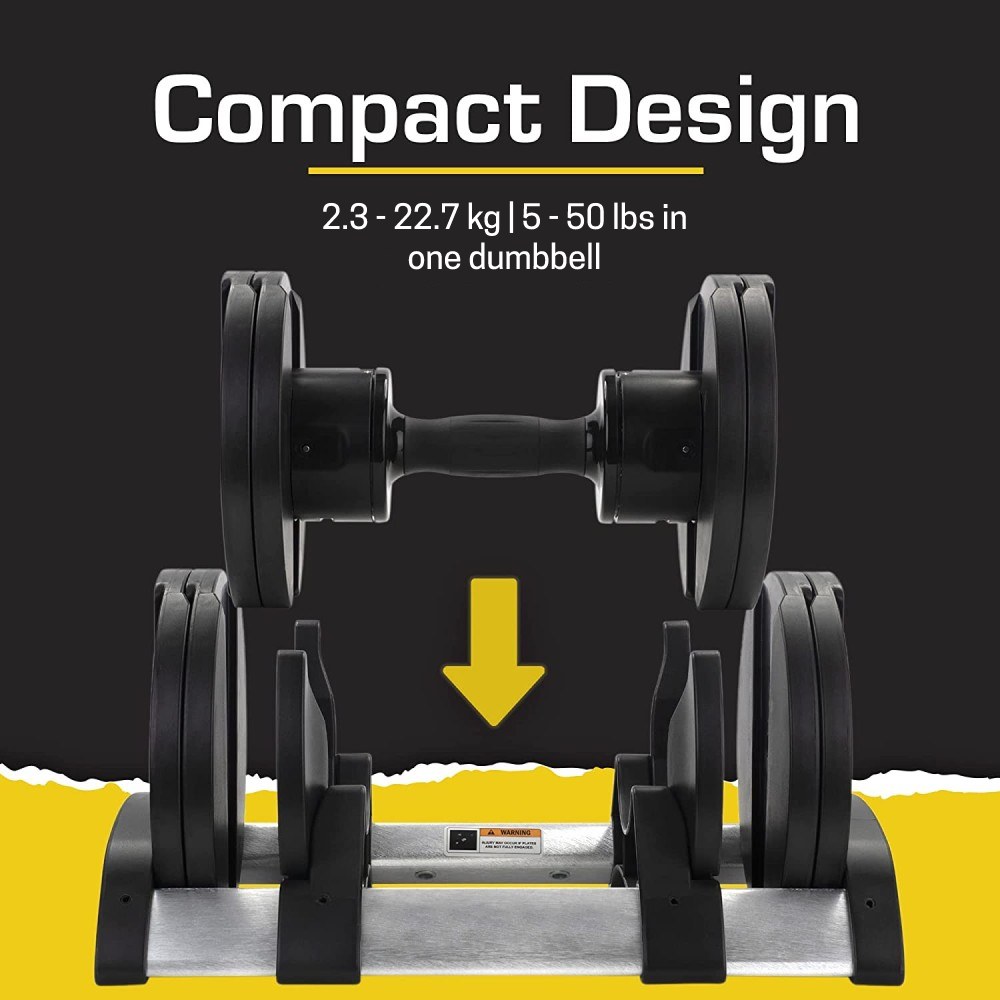 Adjustable Dumbbell Weight Set: image 8